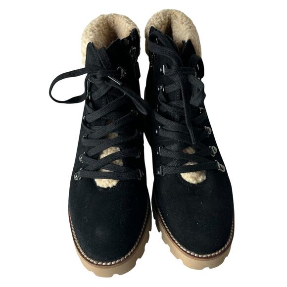 Blondo Devin Waterproof Suede Boots Black Size 7 - Picture 4 of 7